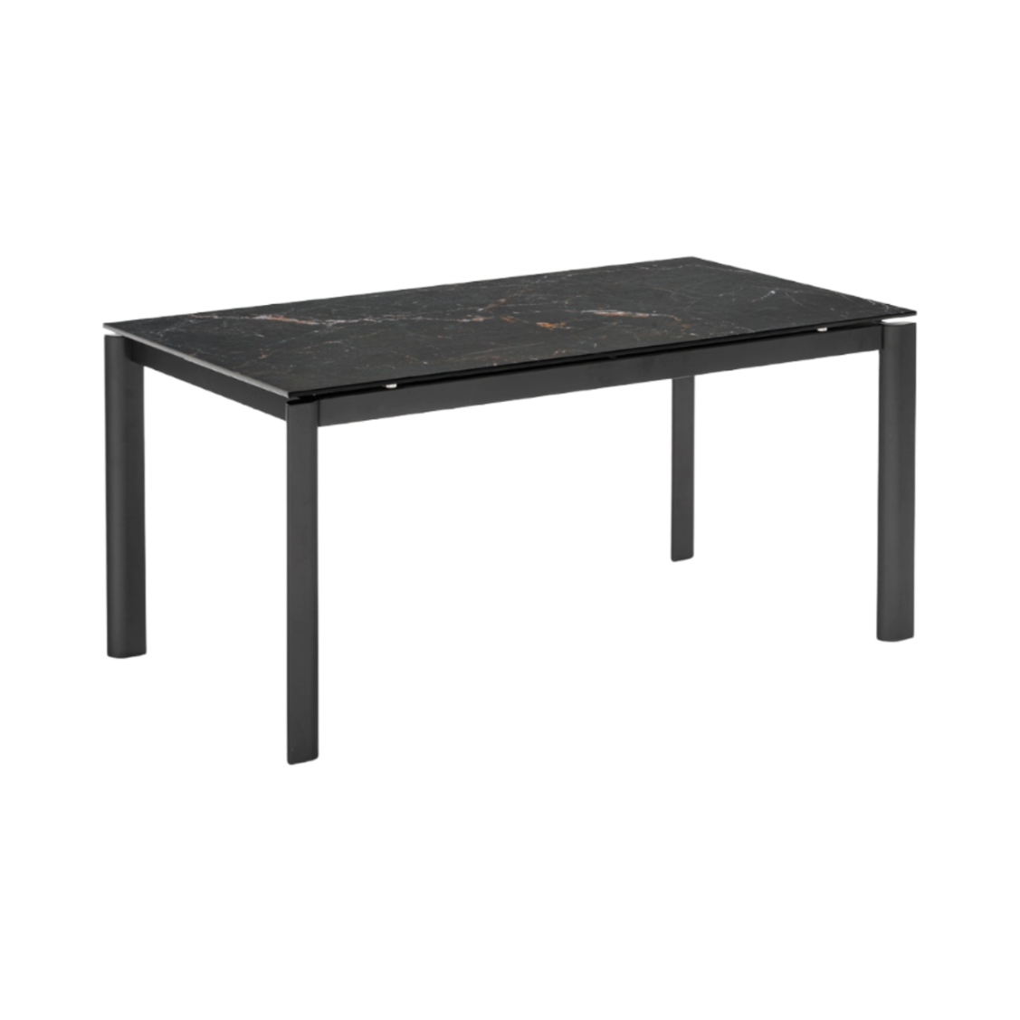 Expandable Table STREAM black top with black base