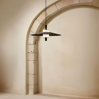 Závěsné svítidlo THESEE tmavě hnědé