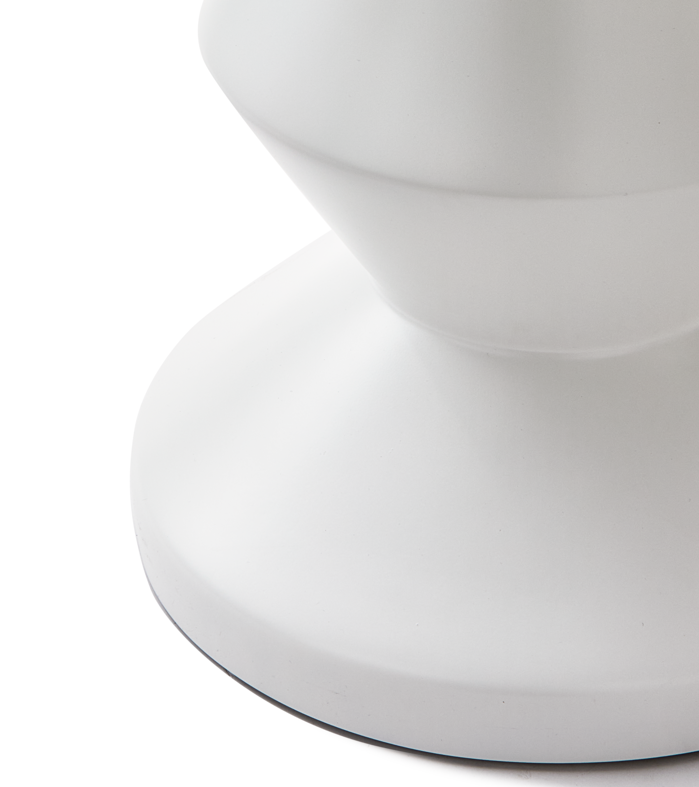 Venkovní stoleček ZIG ZAG MATT bílý