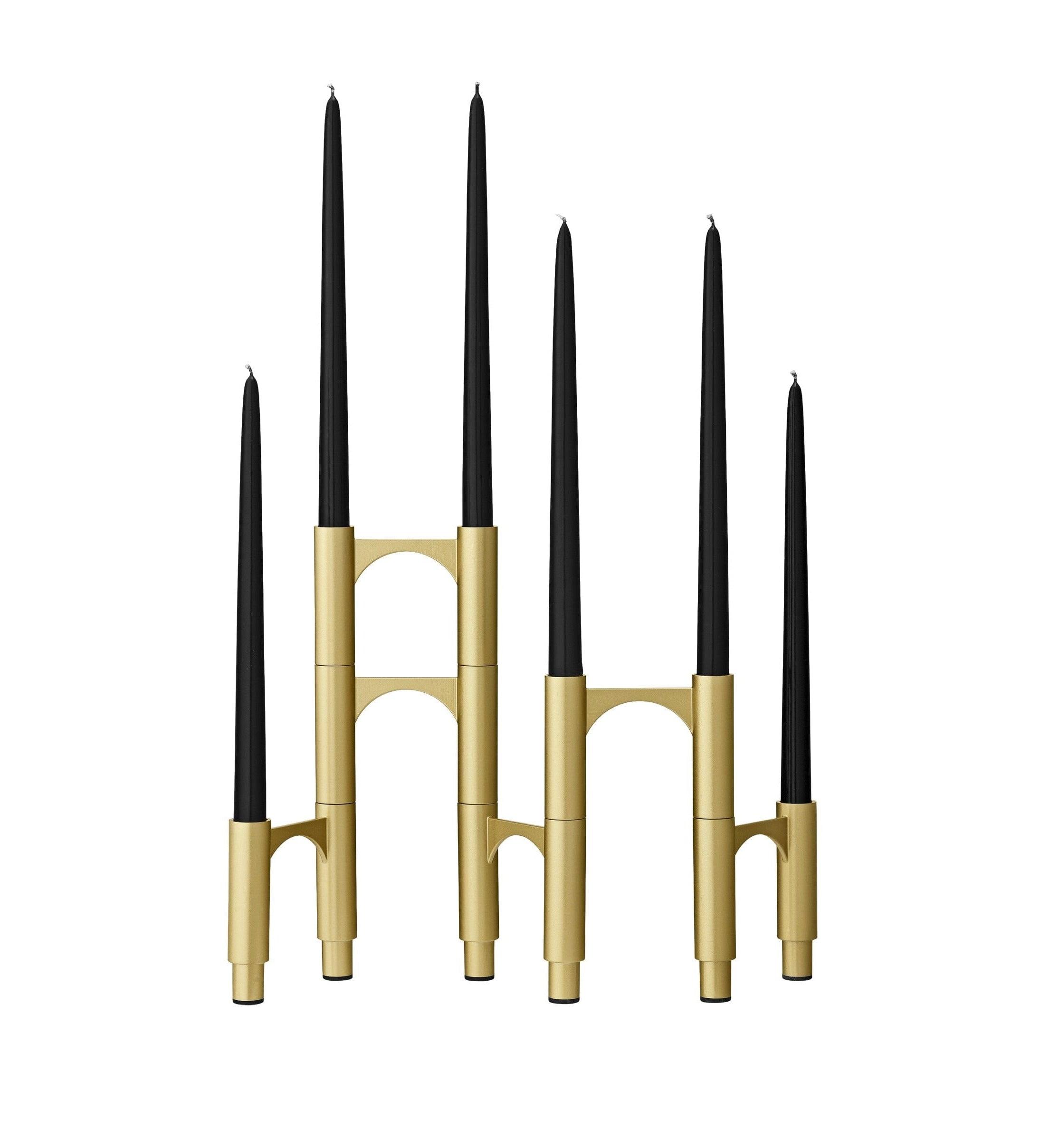 Świecznik COMPONO złoty AYTM Eye on Design