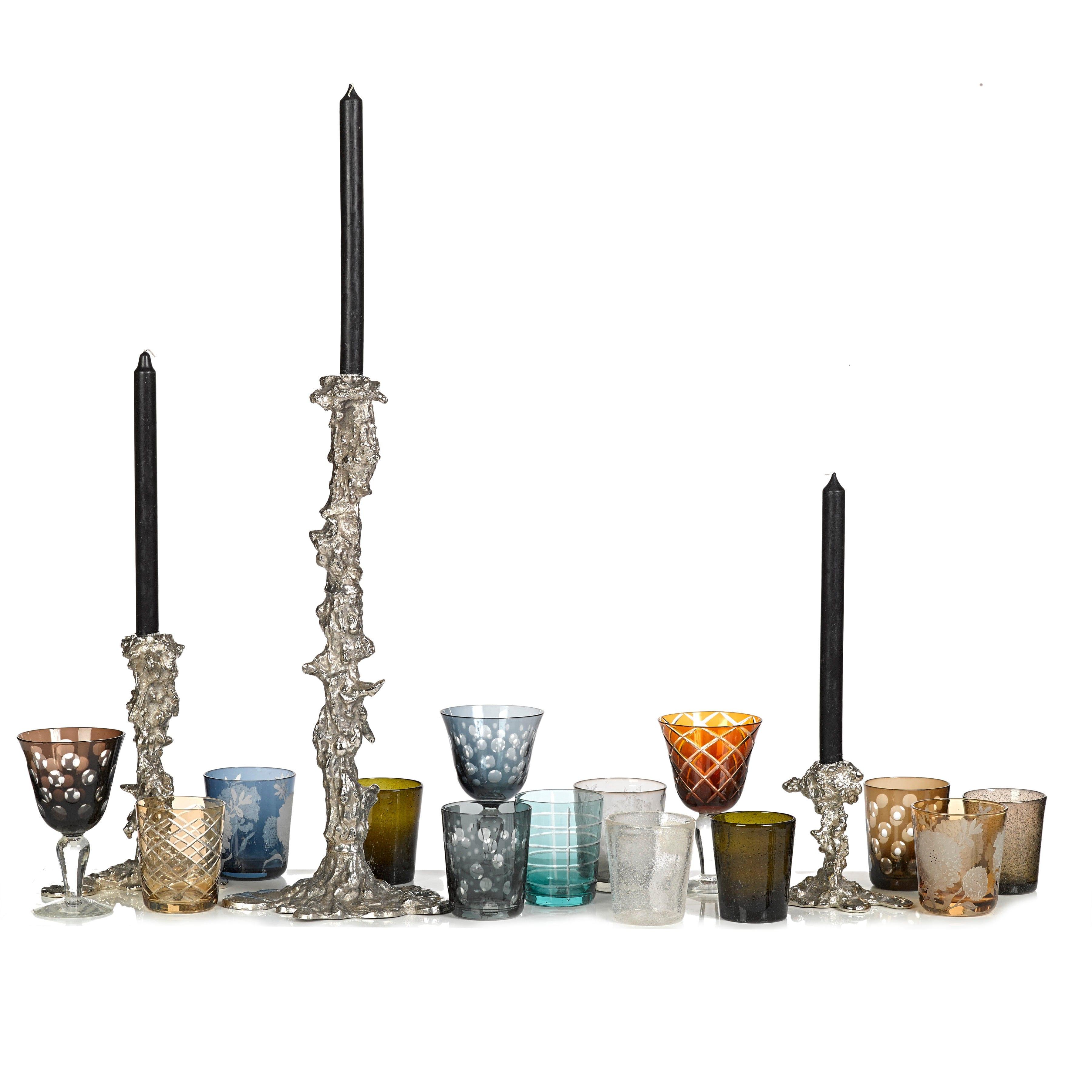 Świecznik DRIP srebrny Pols Potten Eye on Design