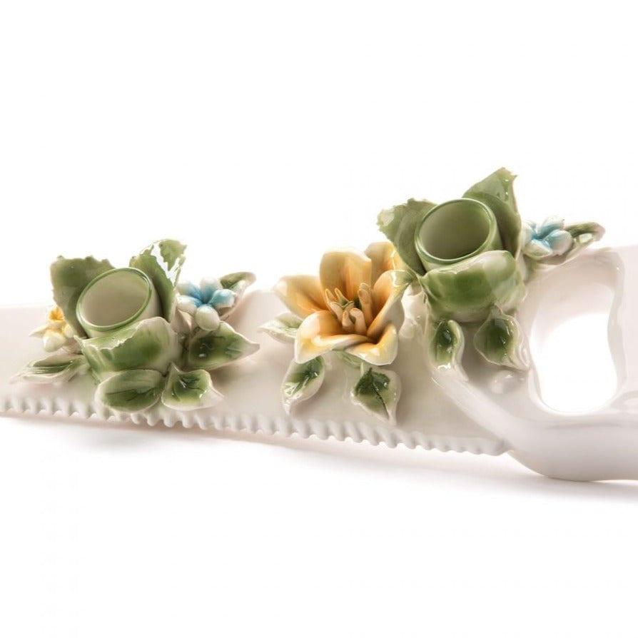 Świecznik FLOWER ATTITUDE THE SAW porcelanowy Seletti Eye on Design