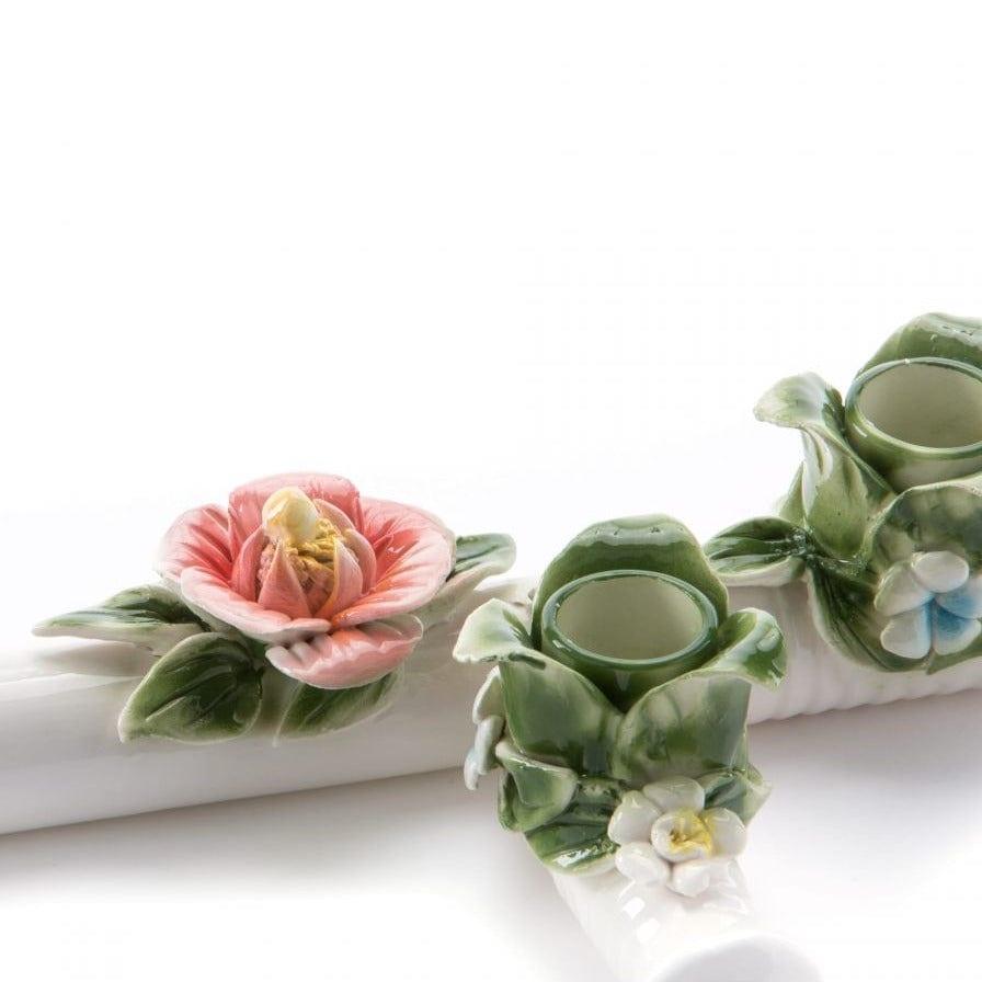 Świecznik FLOWER ATTITUDE THE SPONTOON porcelanowy Seletti Eye on Design