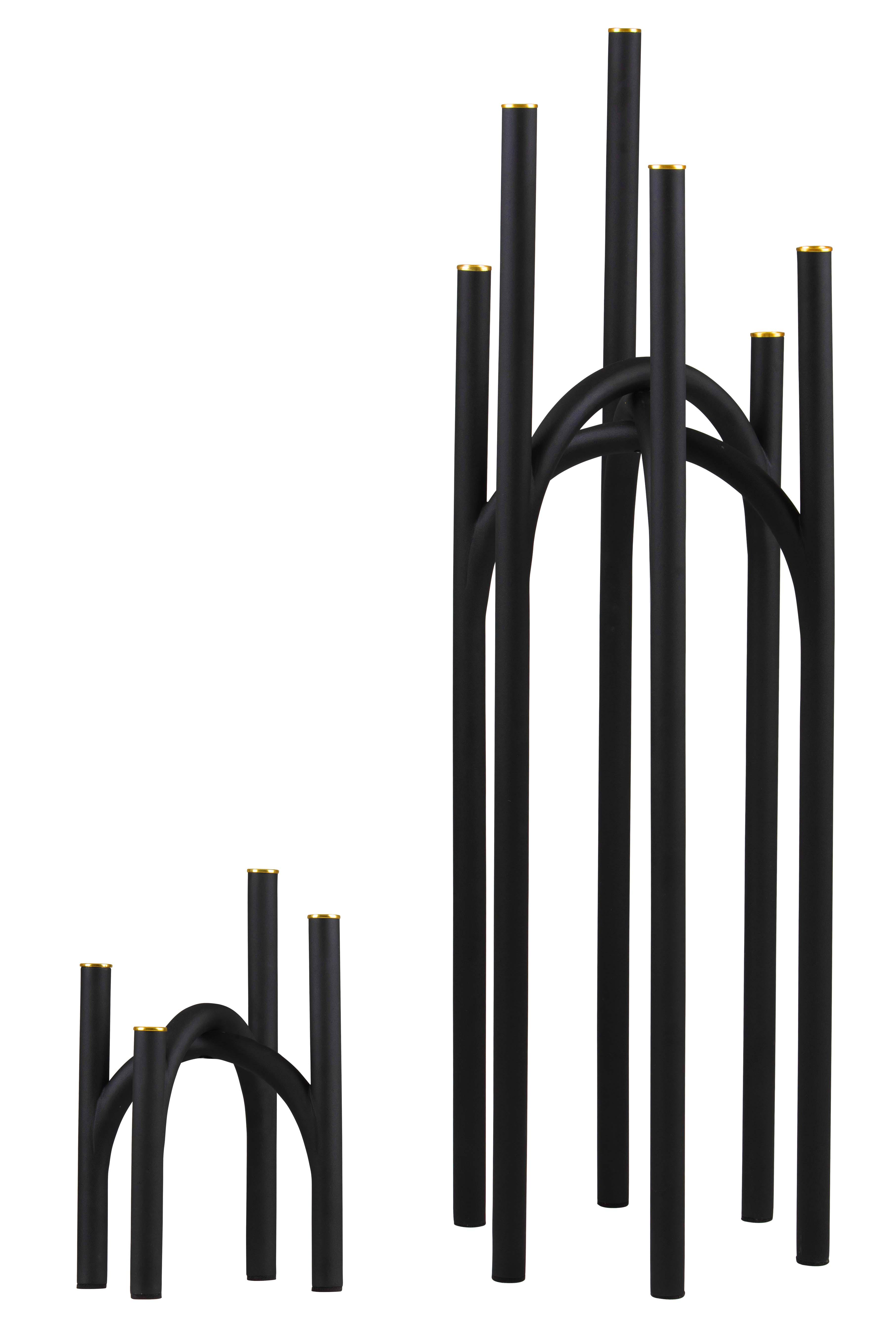 Świecznik stołowy ANGUI czarny AYTM Eye on Design