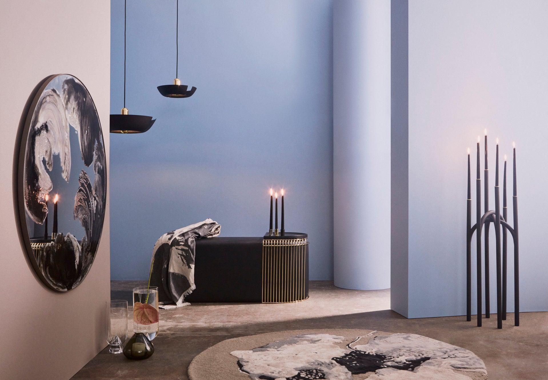 Świecznik stołowy ANGUI czarny AYTM Eye on Design