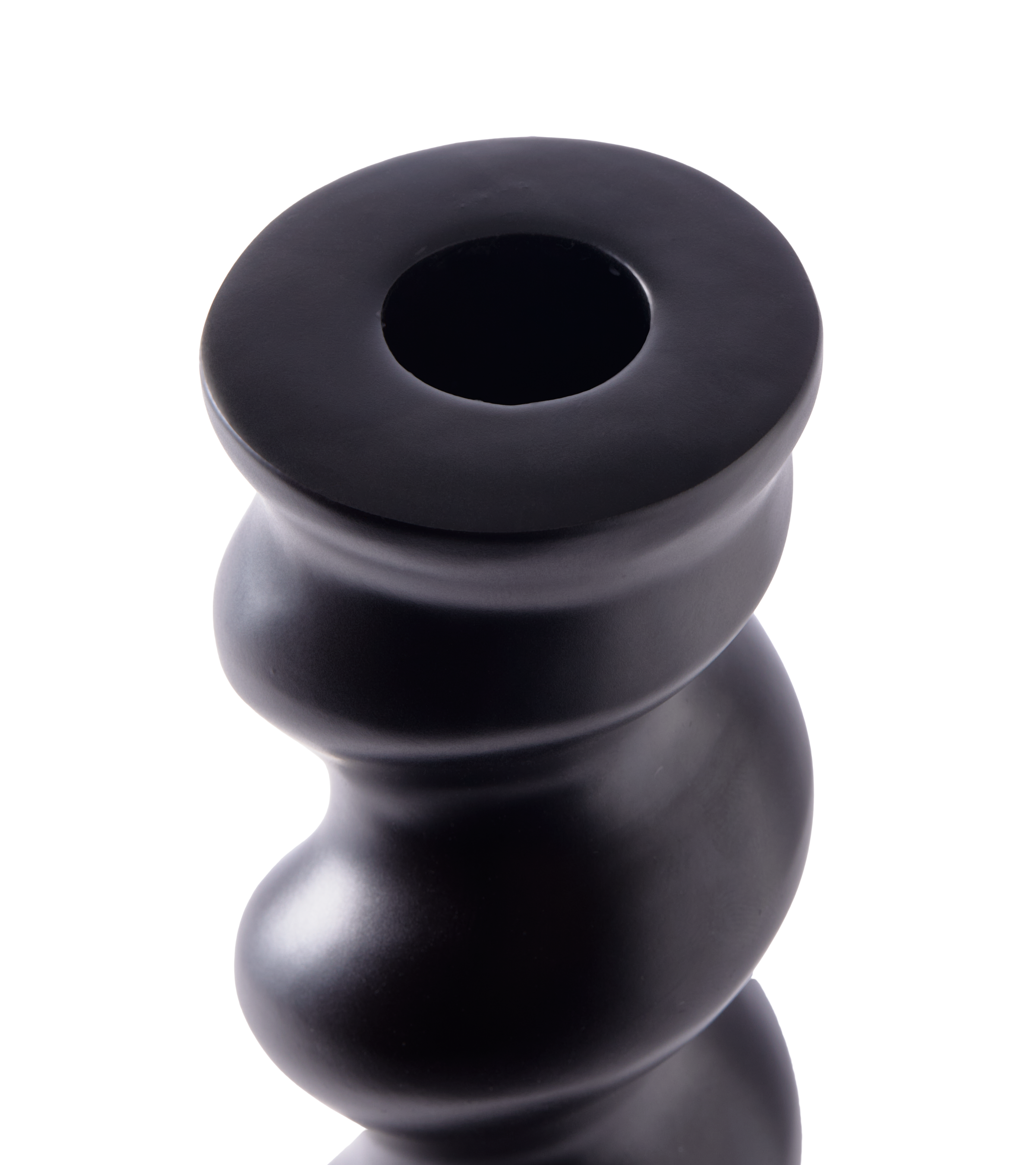 Svícen TWISTER černý