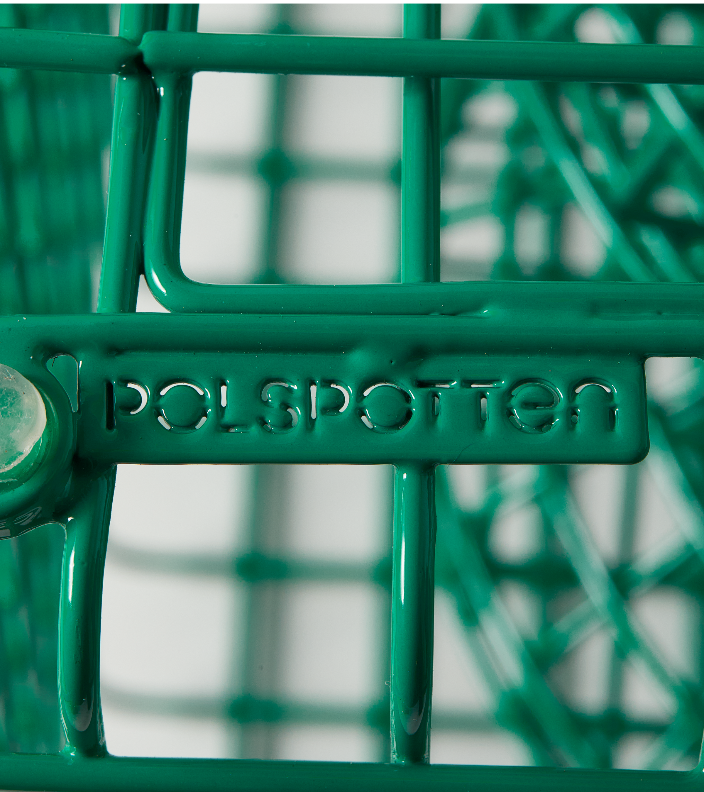 Dekorativní stoleček ZIG ZAG WIRE zelený