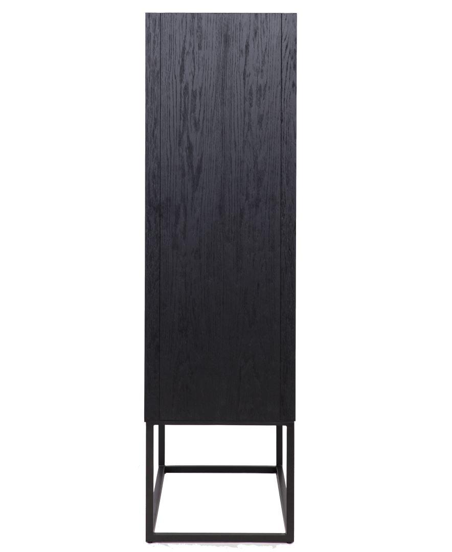 Szafka BLAX czarny fornir dębowy Richmond Interiors Eye on Design