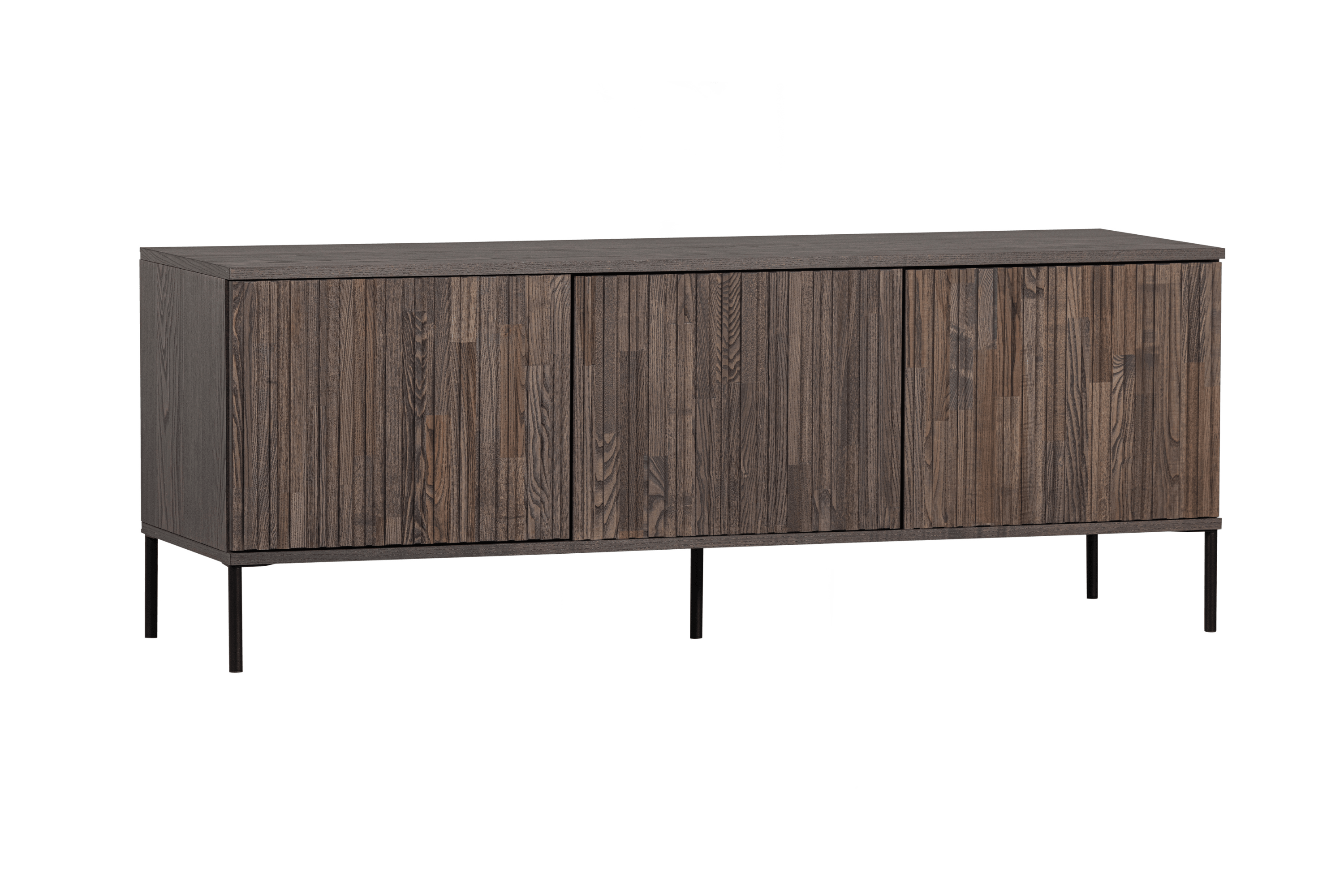 Szafka długa RTV GRAVURE drewno jesionowe Woood Exclusive Eye on Design