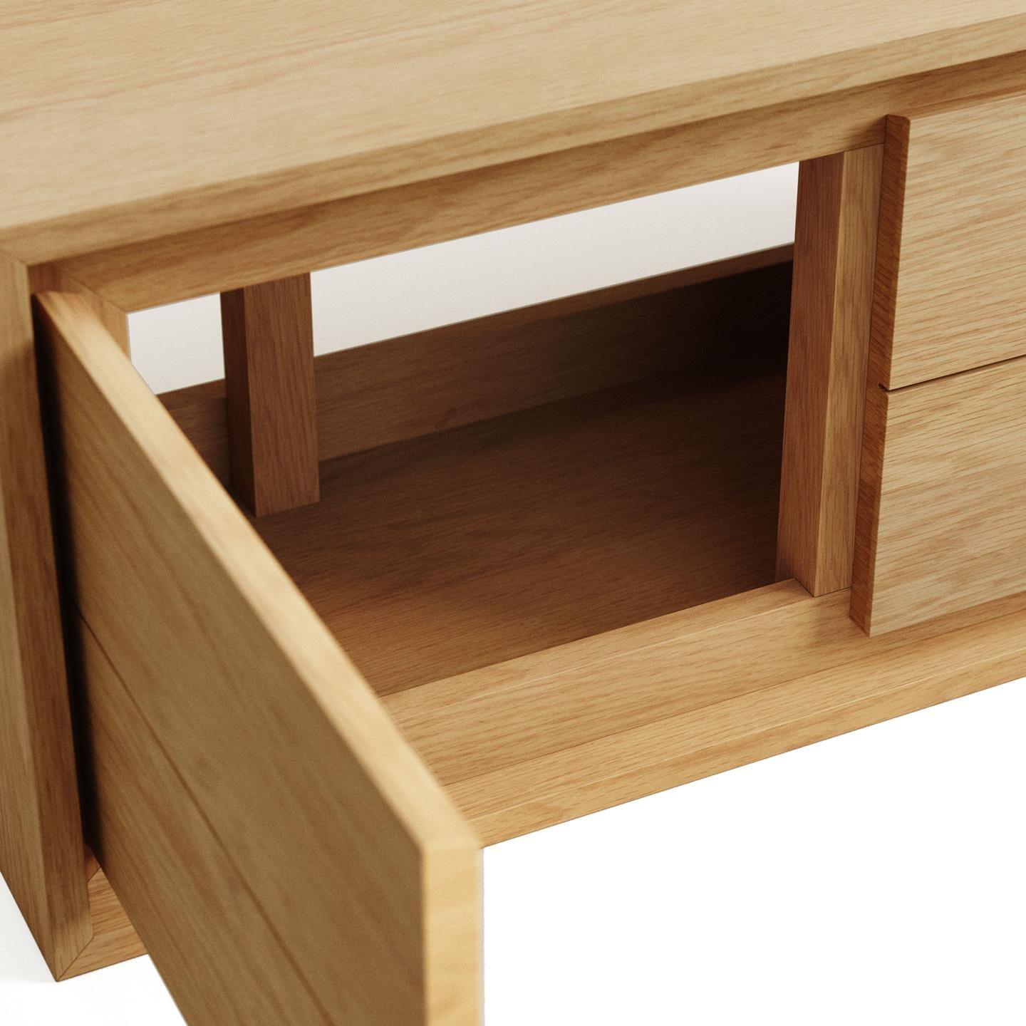 Szafka łazienkowa KENTA lite drewno tekowe La Forma Eye on Design