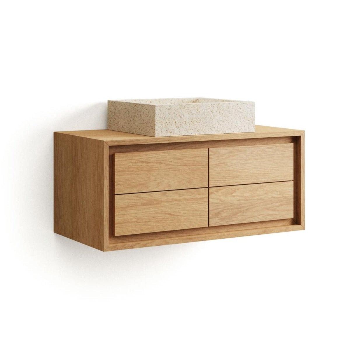 Szafka łazienkowa KENTA lite drewno tekowe La Forma Eye on Design