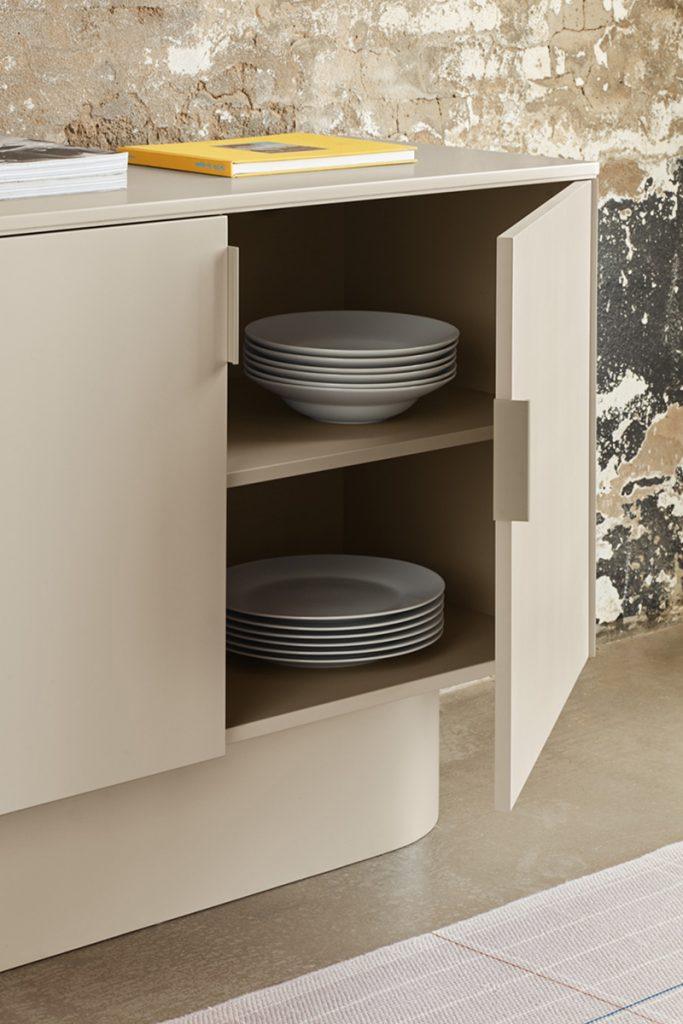 Szafka niska TOTEM beżowy Teulat Eye on Design