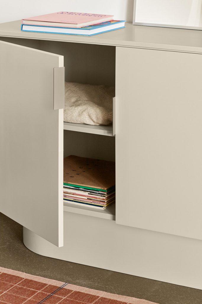 Szafka niska TOTEM beżowy Teulat Eye on Design