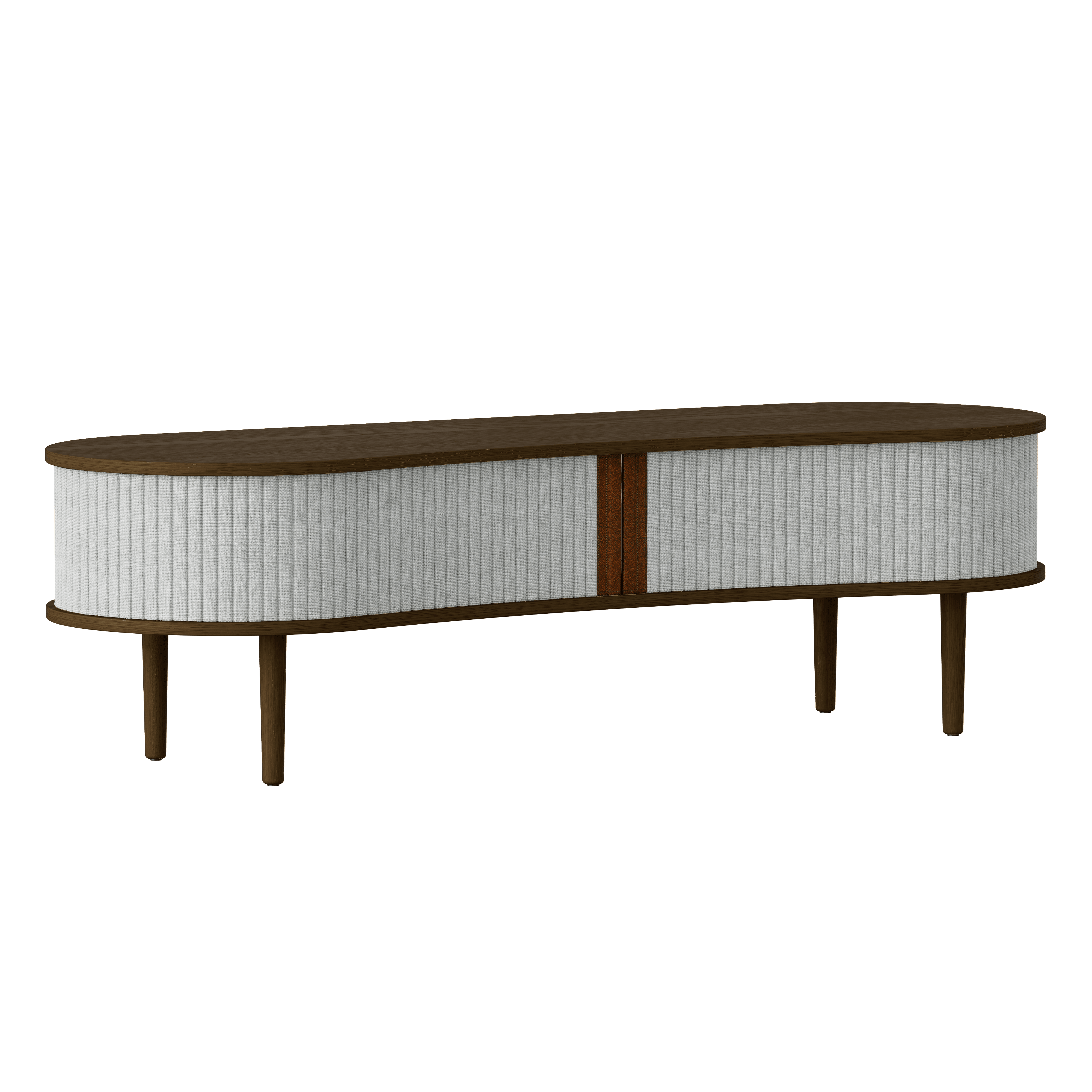 Szafka RTV AUDACIOUS baby blue z ciemnym dębem UMAGE Nie Eye on Design