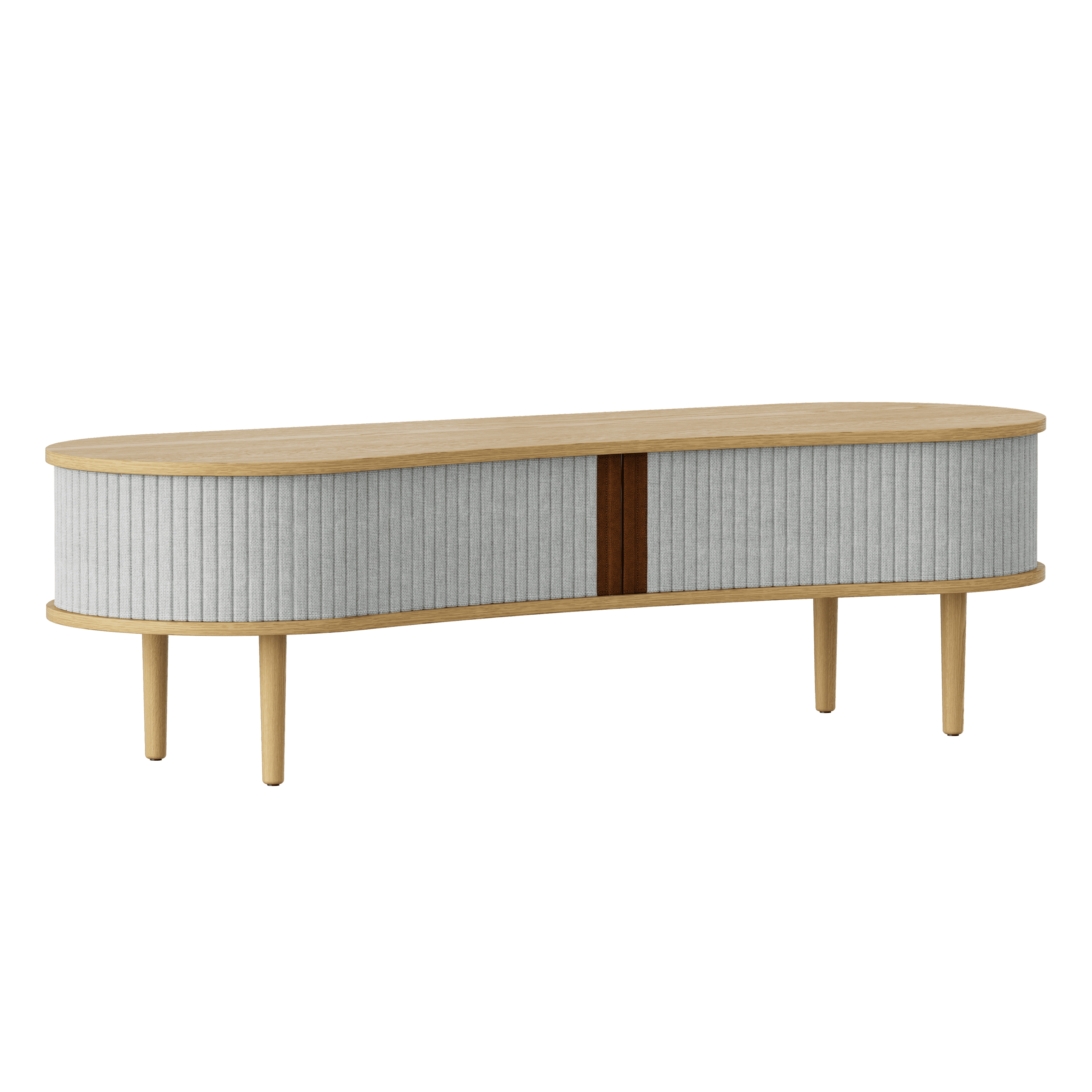 Szafka RTV AUDACIOUS baby blue z dębem UMAGE Nie Eye on Design