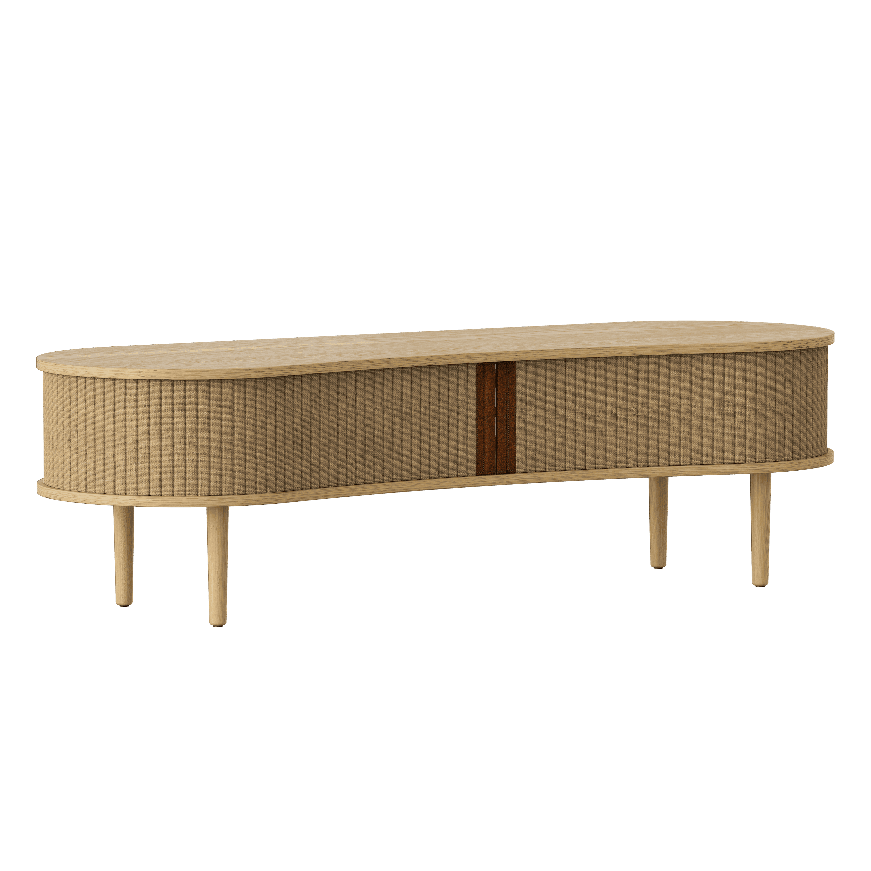 Szafka RTV AUDACIOUS karmelowy z dębem UMAGE Nie Eye on Design