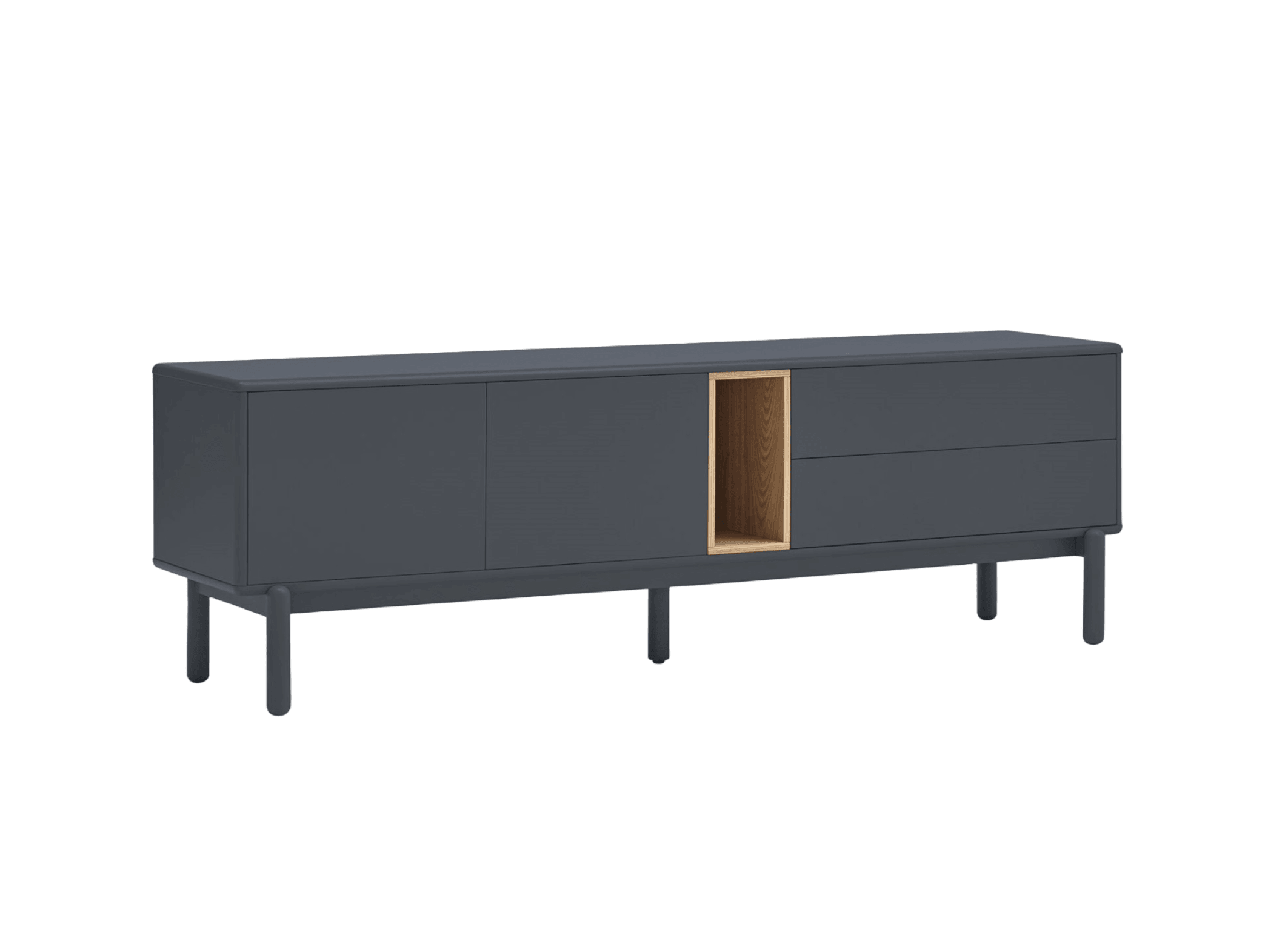 Szafka RTV CORVO antracytowy Teulat Eye on Design