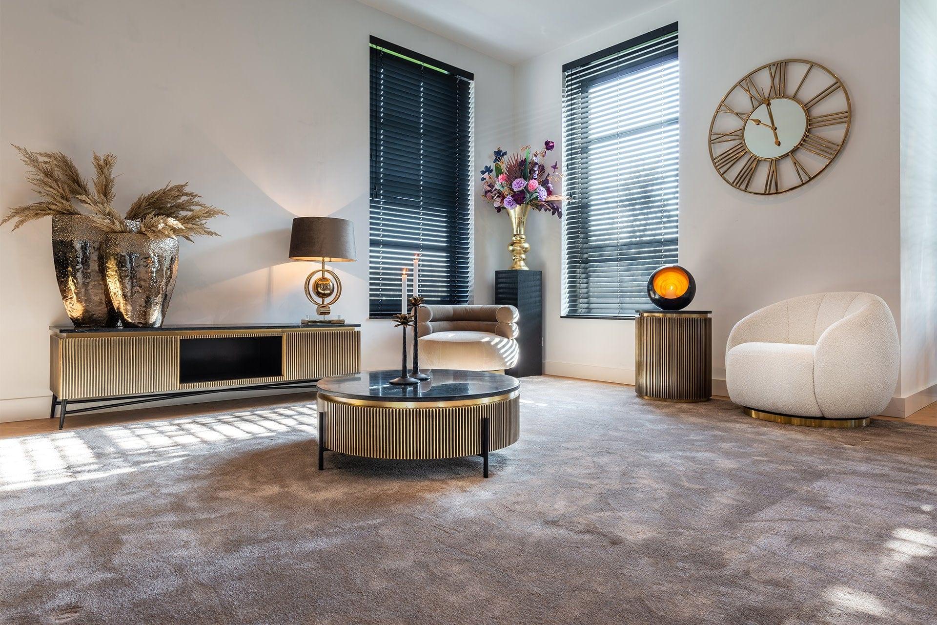 Szafka RTV IRONVILLE złoty Richmond Interiors Eye on Design