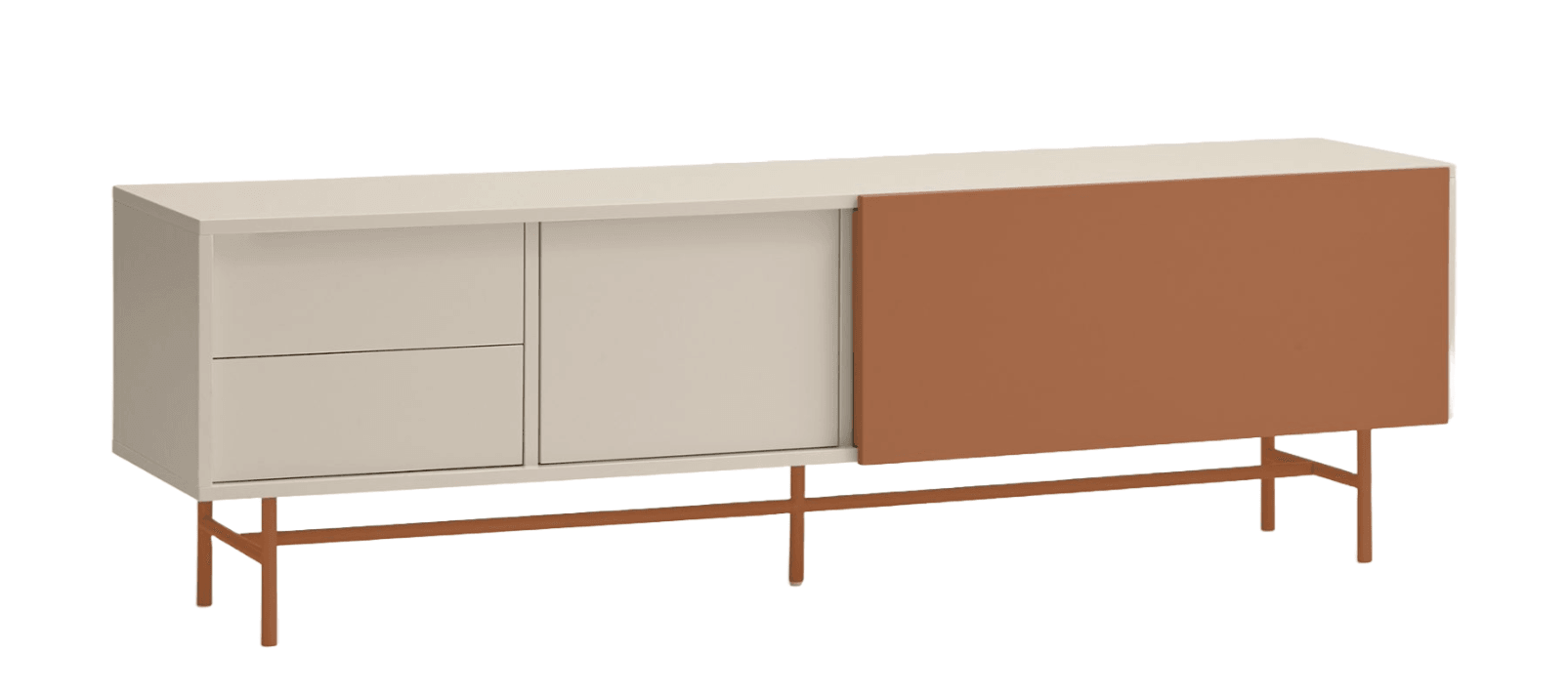 Szafka RTV NUBE cynamonowy Teulat Eye on Design