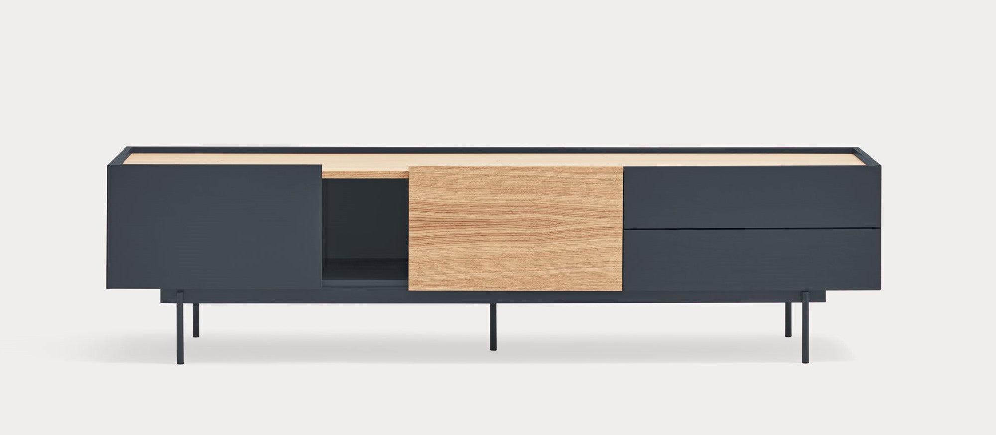 Szafka RTV OTTO antracytowy Teulat Eye on Design