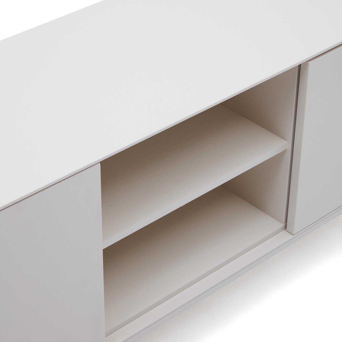 Szafka RTV wysoka VEDRANA biały La Forma Eye on Design