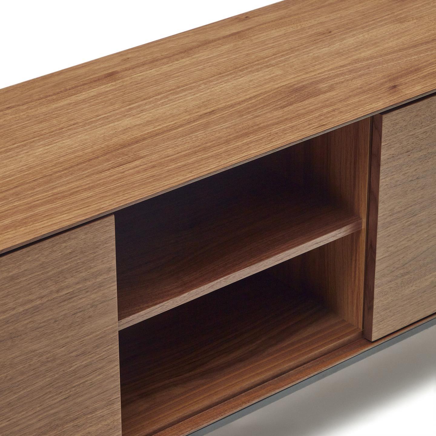 Szafka RTV wysoka VEDRANA fornir orzechowy La Forma Eye on Design