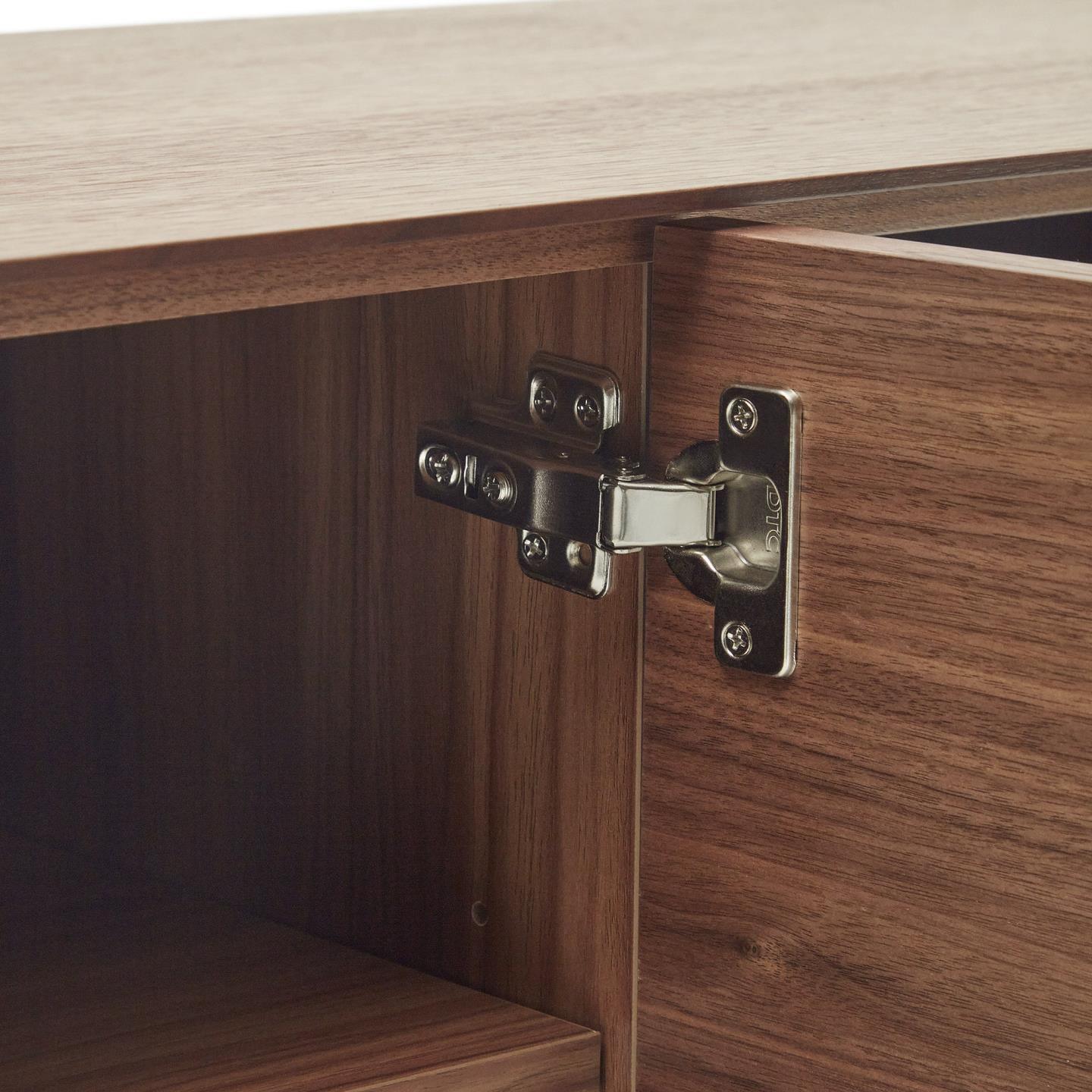 Szafka RTV wysoka VEDRANA fornir orzechowy La Forma Eye on Design