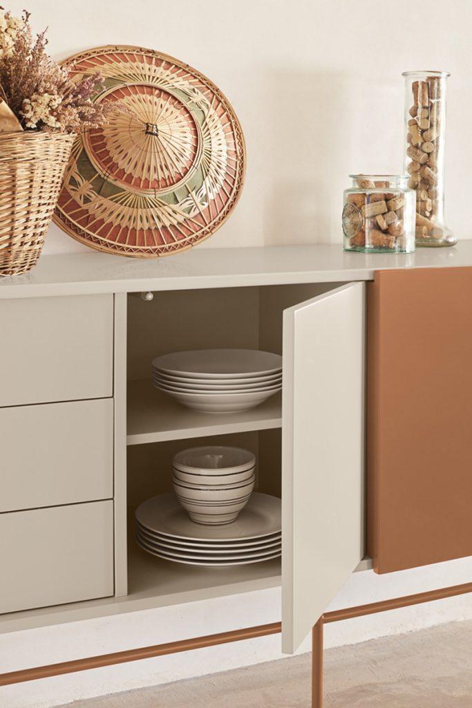 Szafka szeroka NUBE cynamonowy Teulat Eye on Design