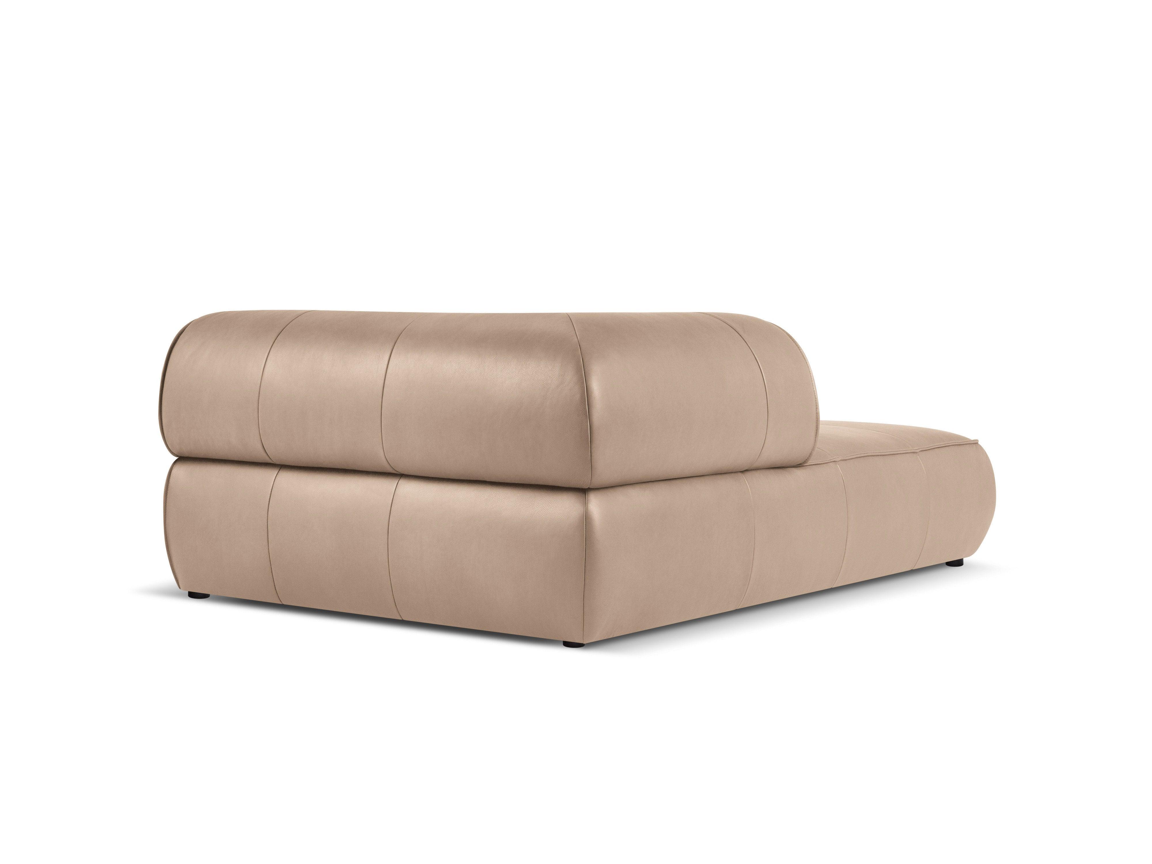 Szezlong skórzany lewostronny LILY cappuccino Maison Heritage Eye on Design