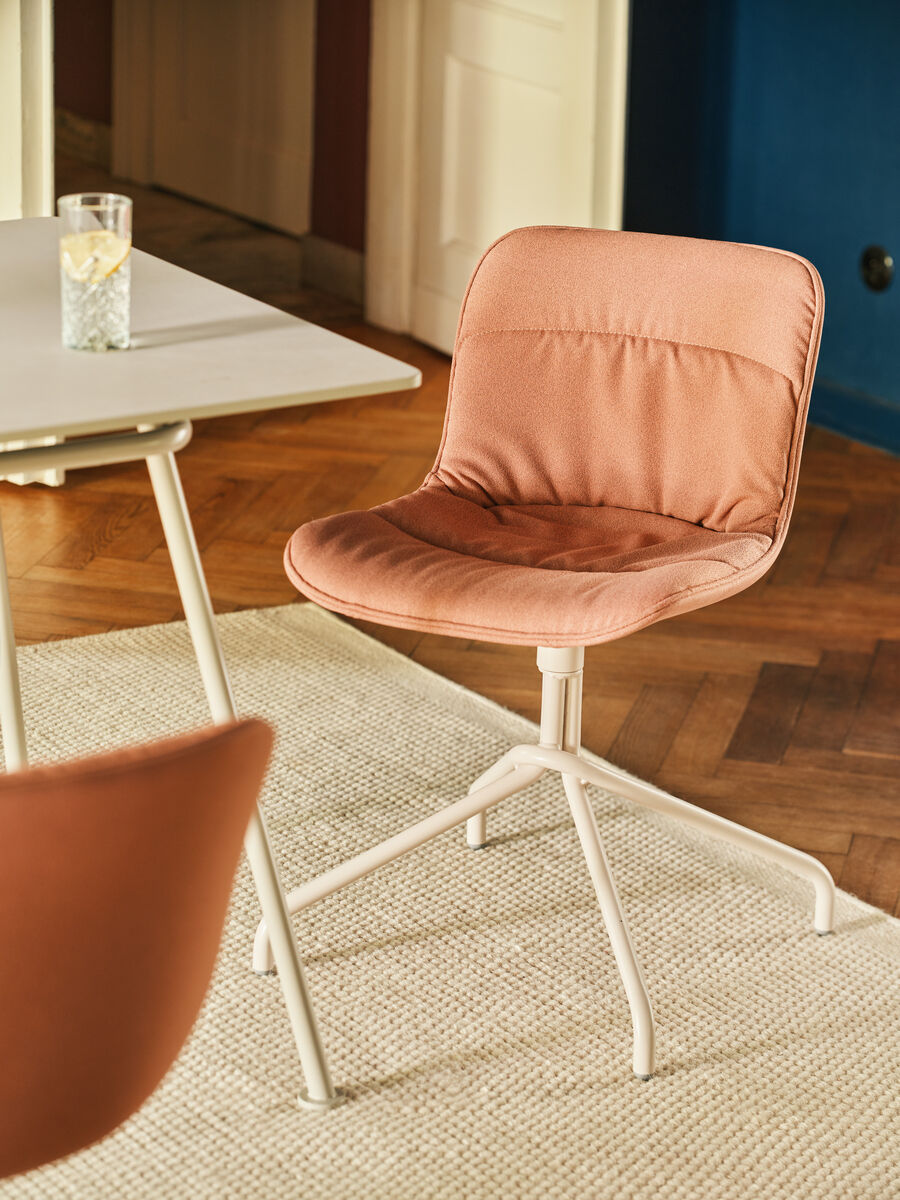 Krzesło obrotowe BALTIC 2 SOFT DUO metalowa podstawa do jadalni – .mdd