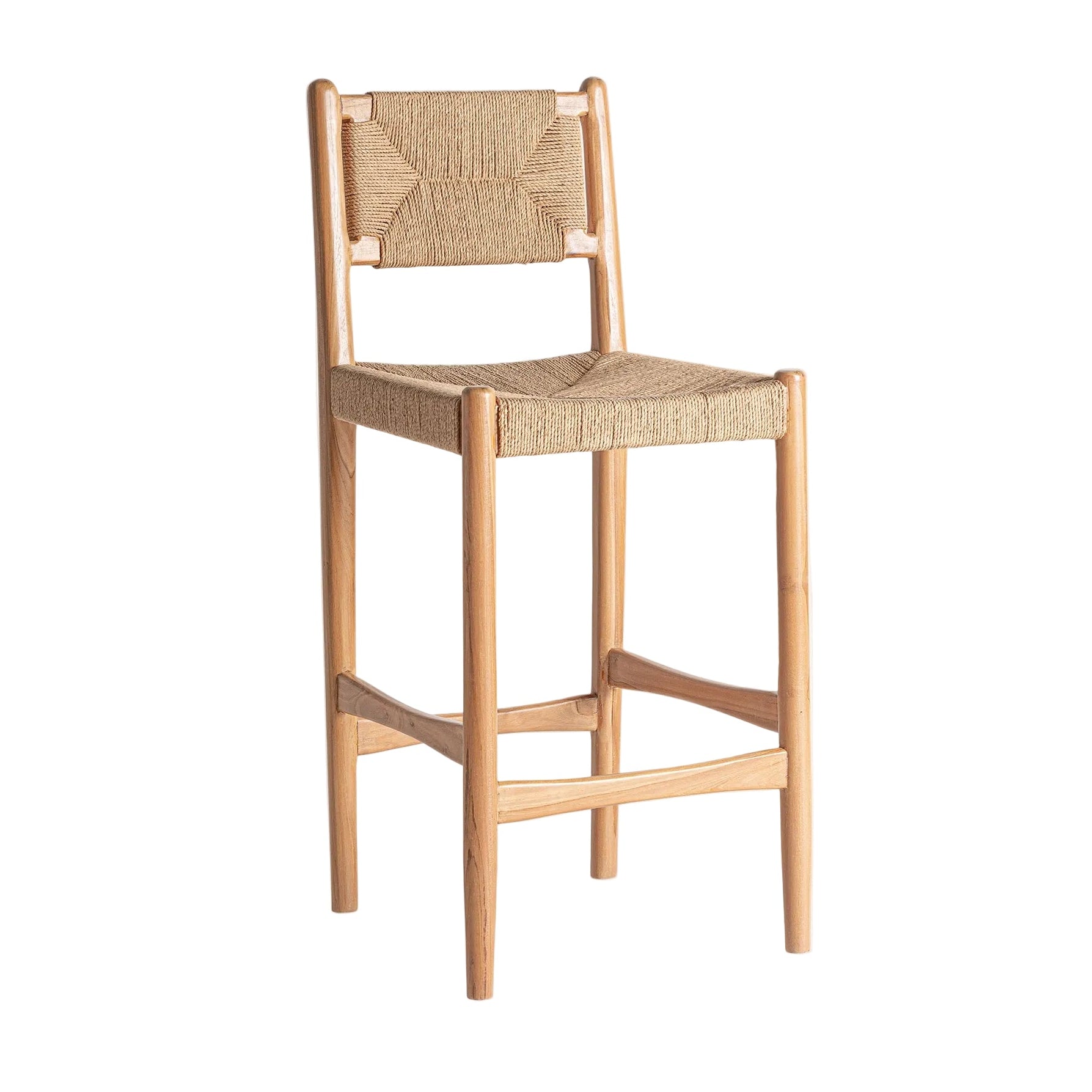 AGIA Teak Wood Bar Stool