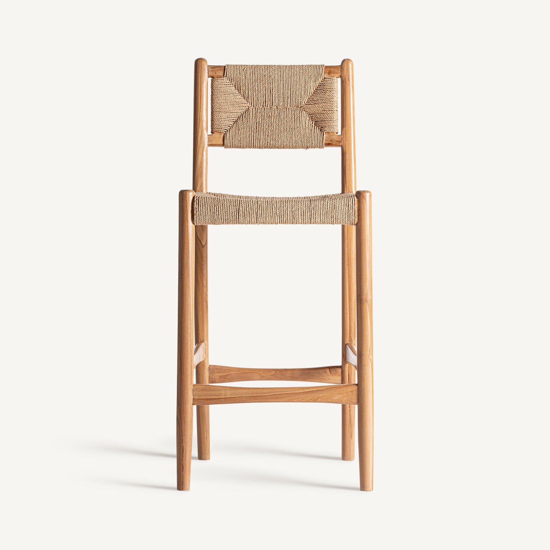 AGIA Teak Wood Bar Stool