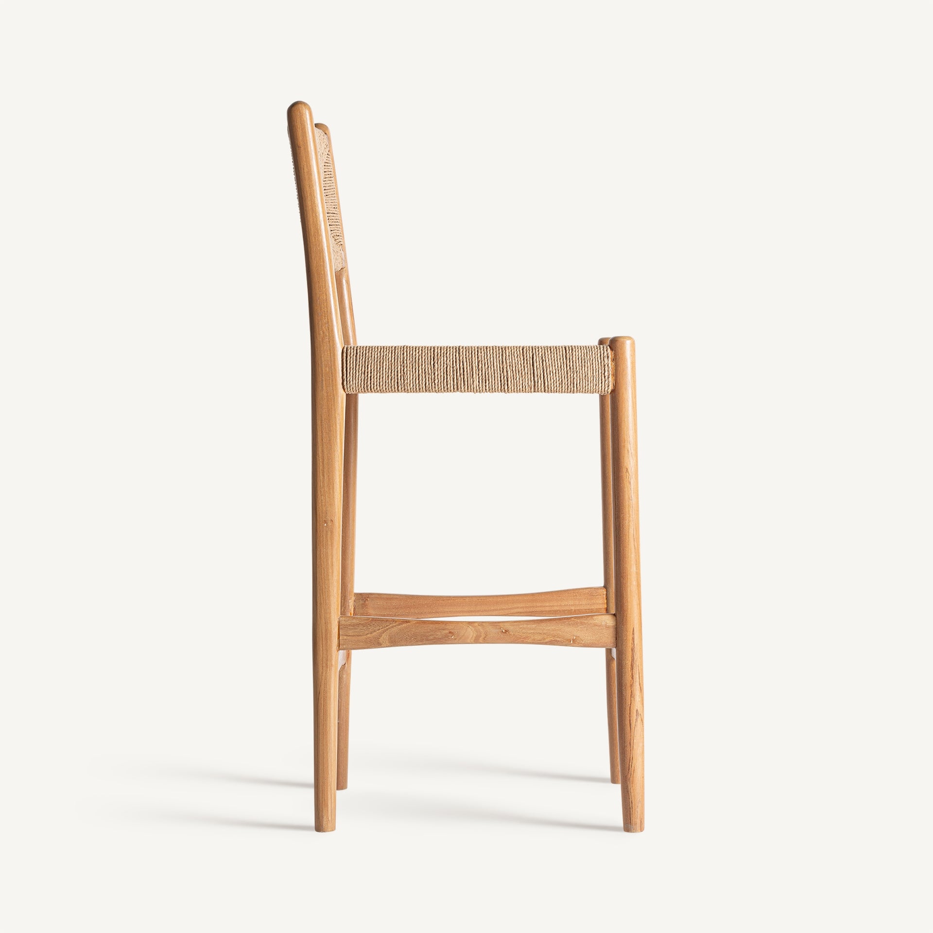 AGIA Teak Wood Bar Stool