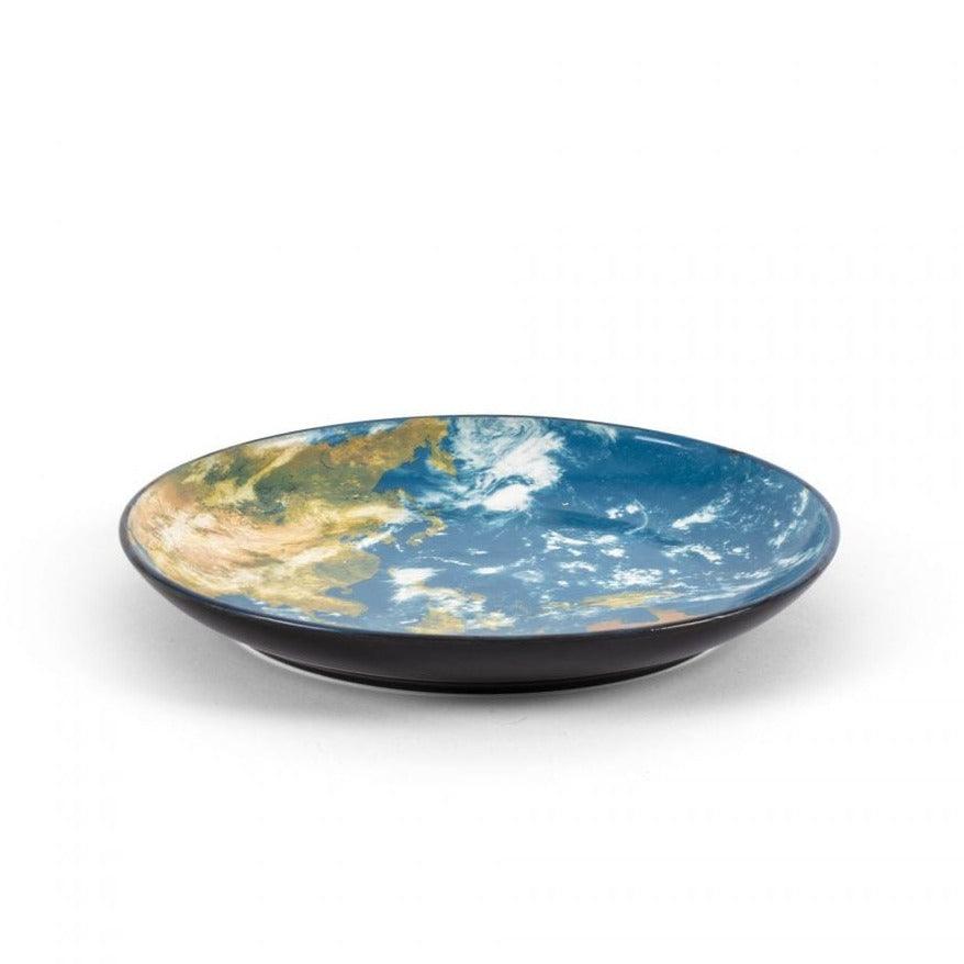 Taca COSMIC DINER EARTH ASIA porcelanowy Seletti Eye on Design