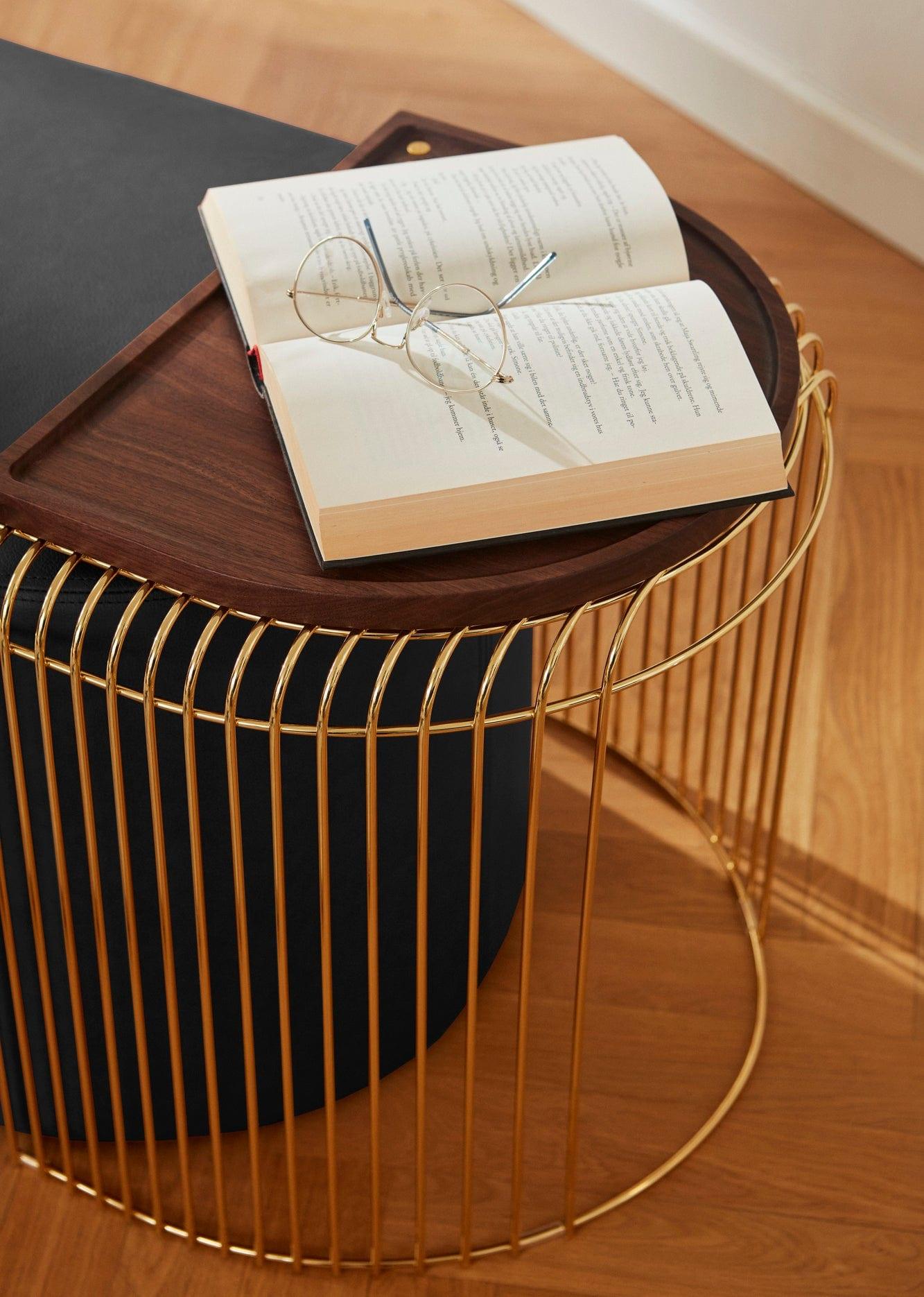 Taca SESSIO drewno orzechowe AYTM Eye on Design