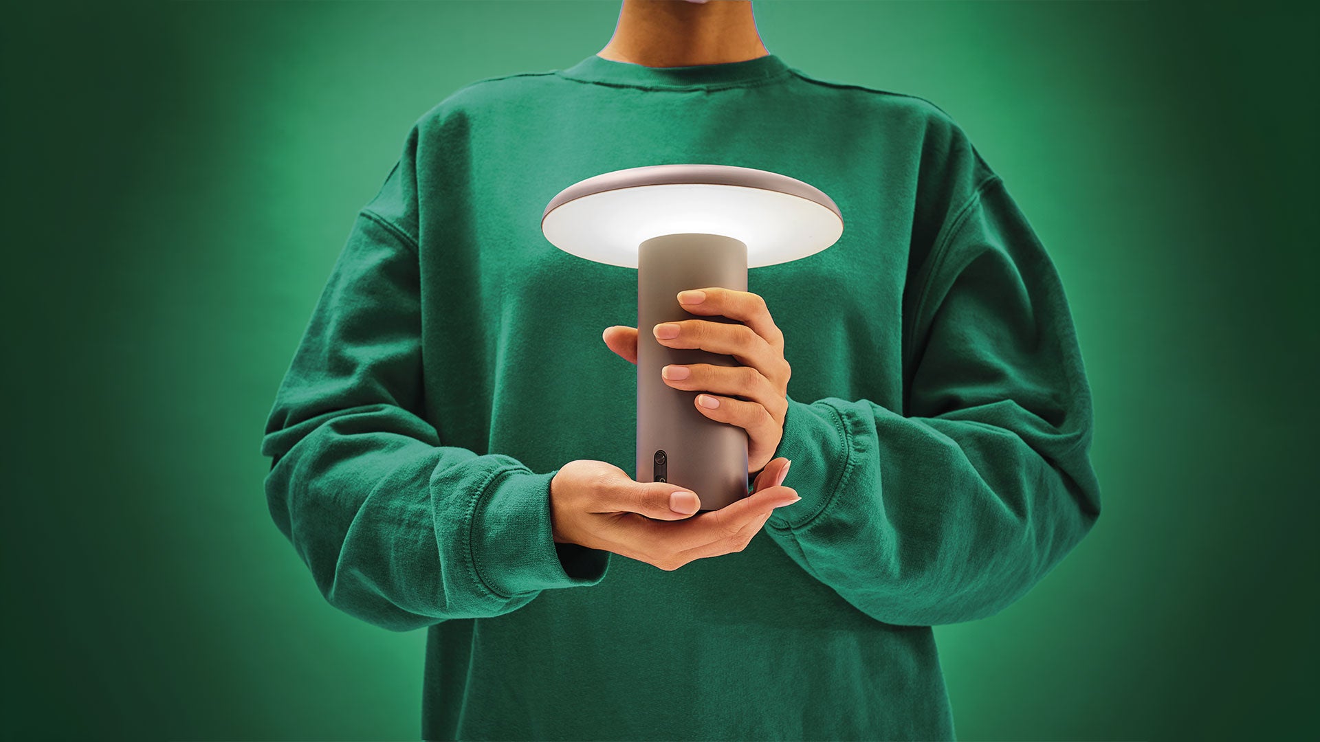 Přenosná lampa TAKKU anodizovaná šedá