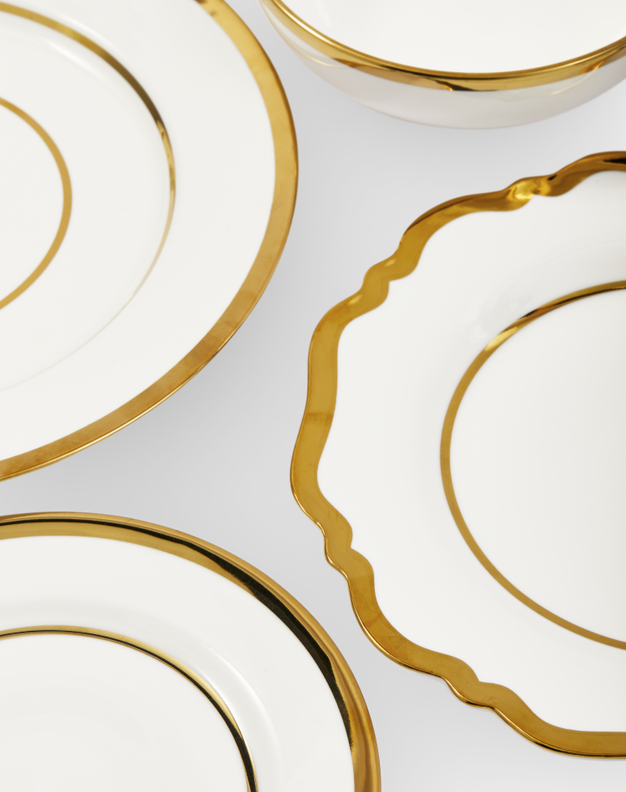 GOLDEN FINDS porcelain tableware