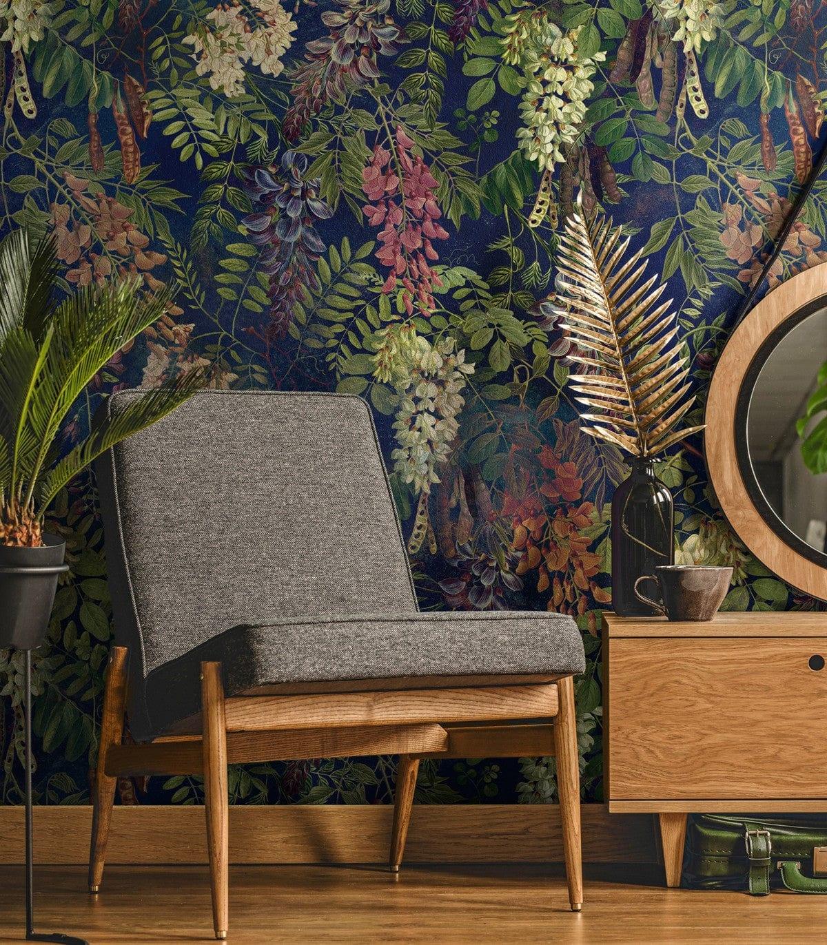 Tapeta ACACIA ciemnoniebieski Wallcolors Eye on Design