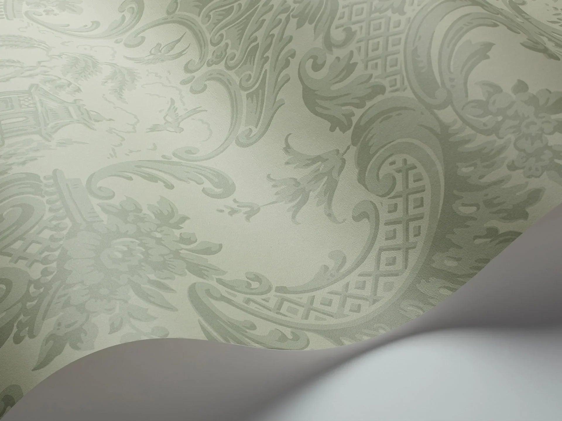 Tapeta ARCHIVE ANTHOLOGY - Chippendale China oliwkowy Cole & Son Eye on Design
