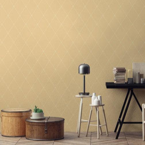 Tapeta s geometrickým vzorem v kostkovaném designu ARCHIVE ANTHOLOGY - Velká gruzínská provazová mřížka šedá