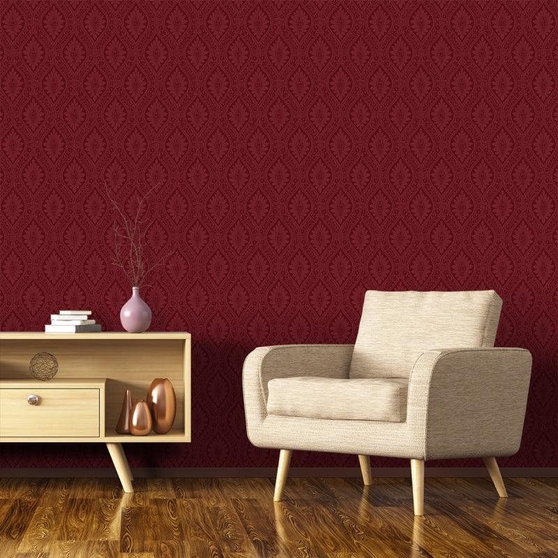 Floral patterned wallpaper with ornaments ARCHIVE TRADITIONAL - Florence light pink