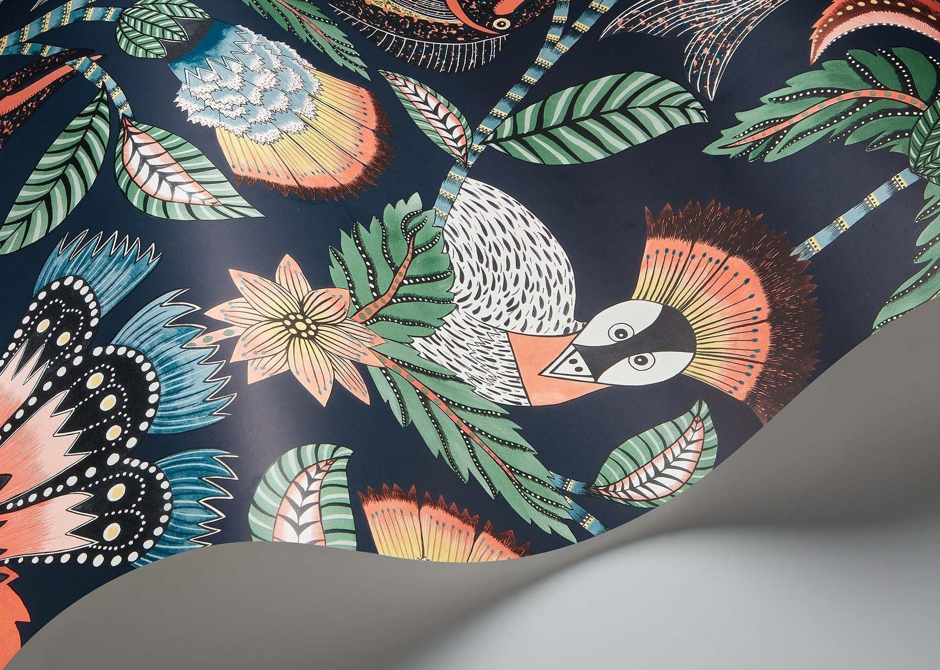 Tapeta ARDMORE JABULA - Nene zieleń na granacie Cole & Son Eye on Design