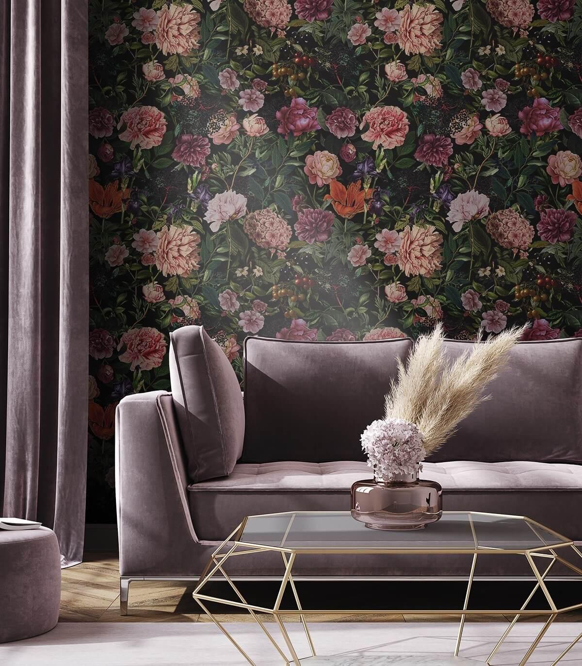 Tapeta BEAUTIFUL BLOSSOMS Wallcolors Eye on Design