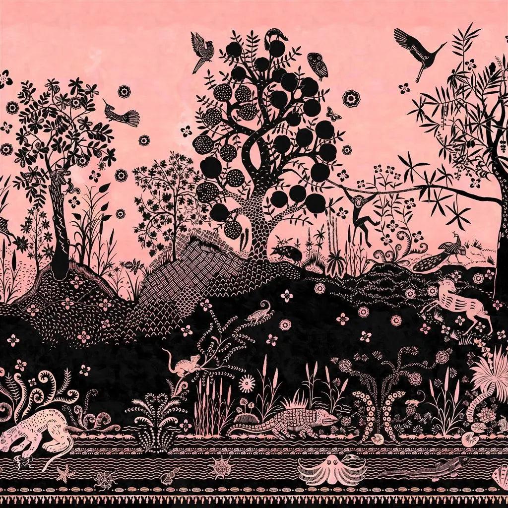 Tapeta BOIS PARADIS BOURGEON różowy Christian Lacroix Eye on Design