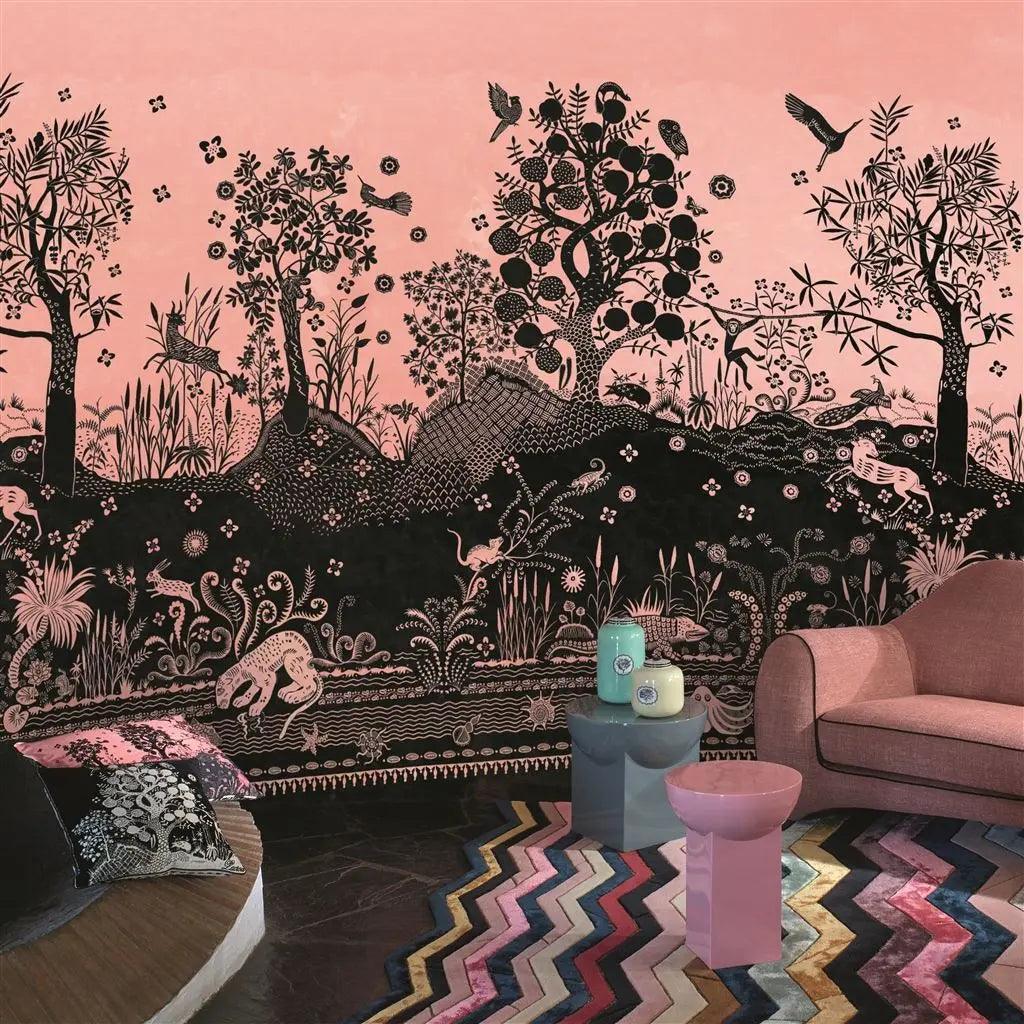 Tapeta BOIS PARADIS BOURGEON różowy Christian Lacroix Eye on Design