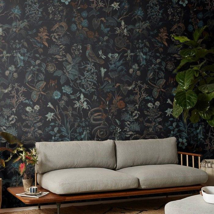 Tapeta BOTANIC BLACK Wallcolors Eye on Design