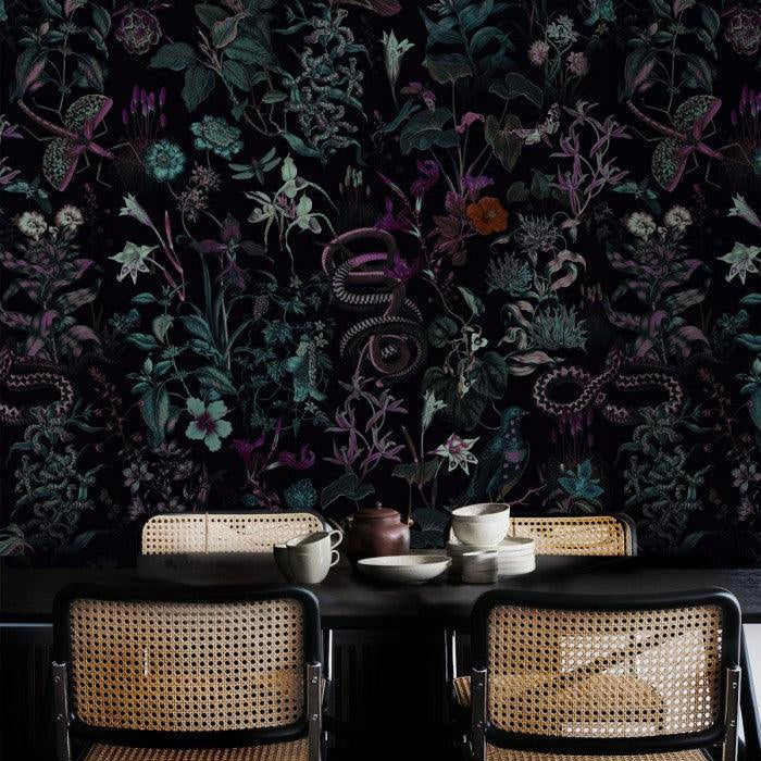 Tapeta Botanic Violet Wallcolors Eye on Design