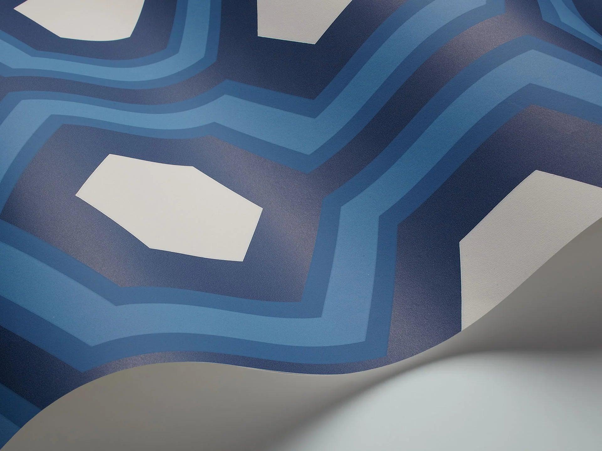 Tapeta CONTEMPORARY COLLECTION - Hicks' Grand niebieski Cole & Son Eye on Design