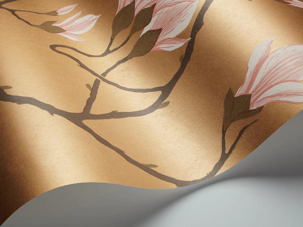 Tapeta CONTEMPORARY COLLECTION - Magnolia metaliczny brąz Cole & Son Eye on Design