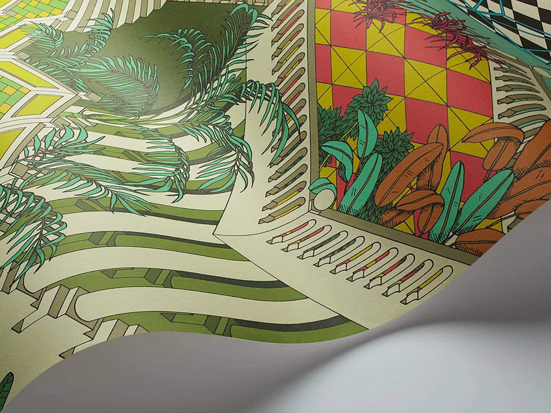 Tapeta CONTEMPORARY COLLECTION - Miami zielony Cole & Son Eye on Design